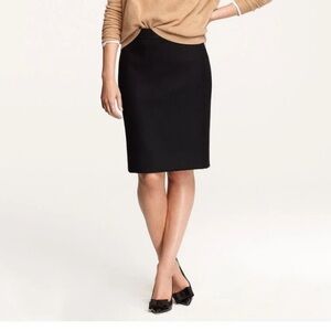 J. Crew No. 2 black pencil skirt